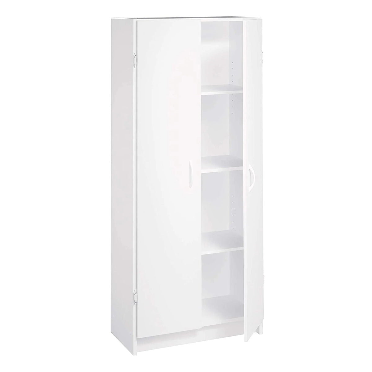 Adjustable 4 Shelf Pantry Cabinet, White S583793