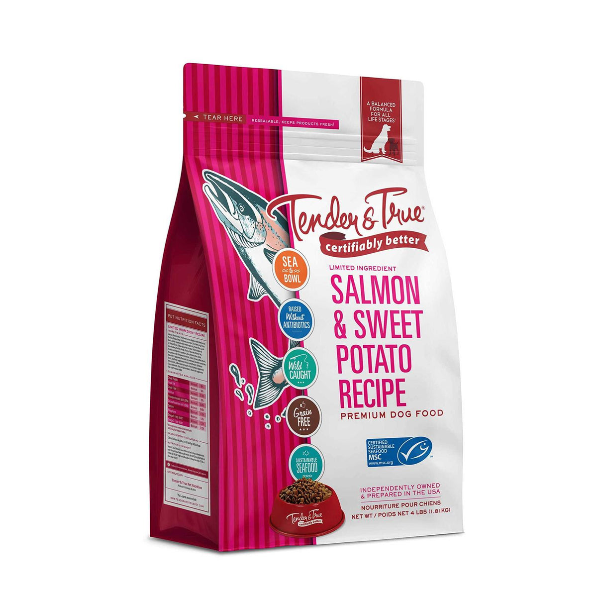 Salmon & Sweet Potato Recipe Dog Food J509630