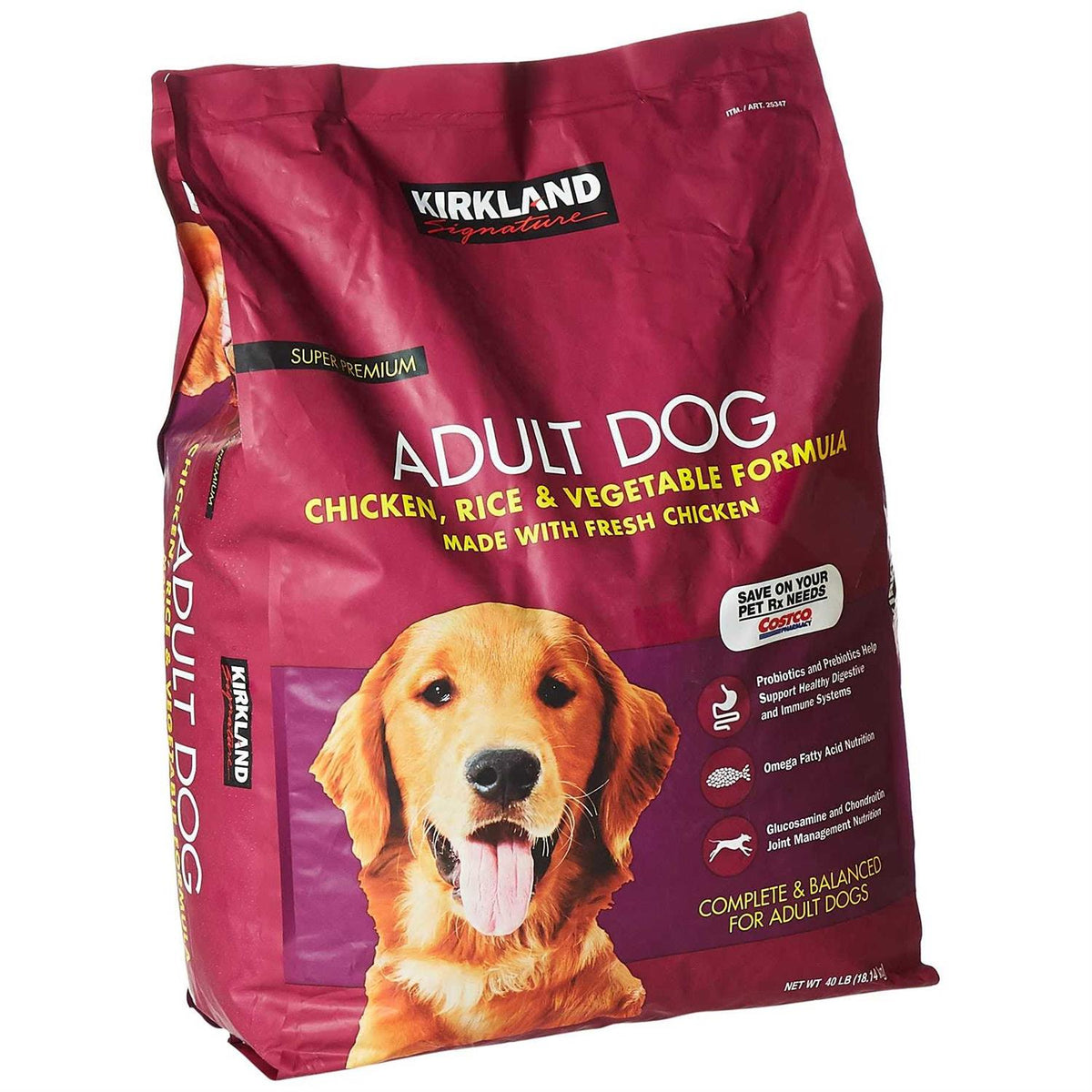 Adult Formula Chicken Rice and Vegetable Dog Food A5061