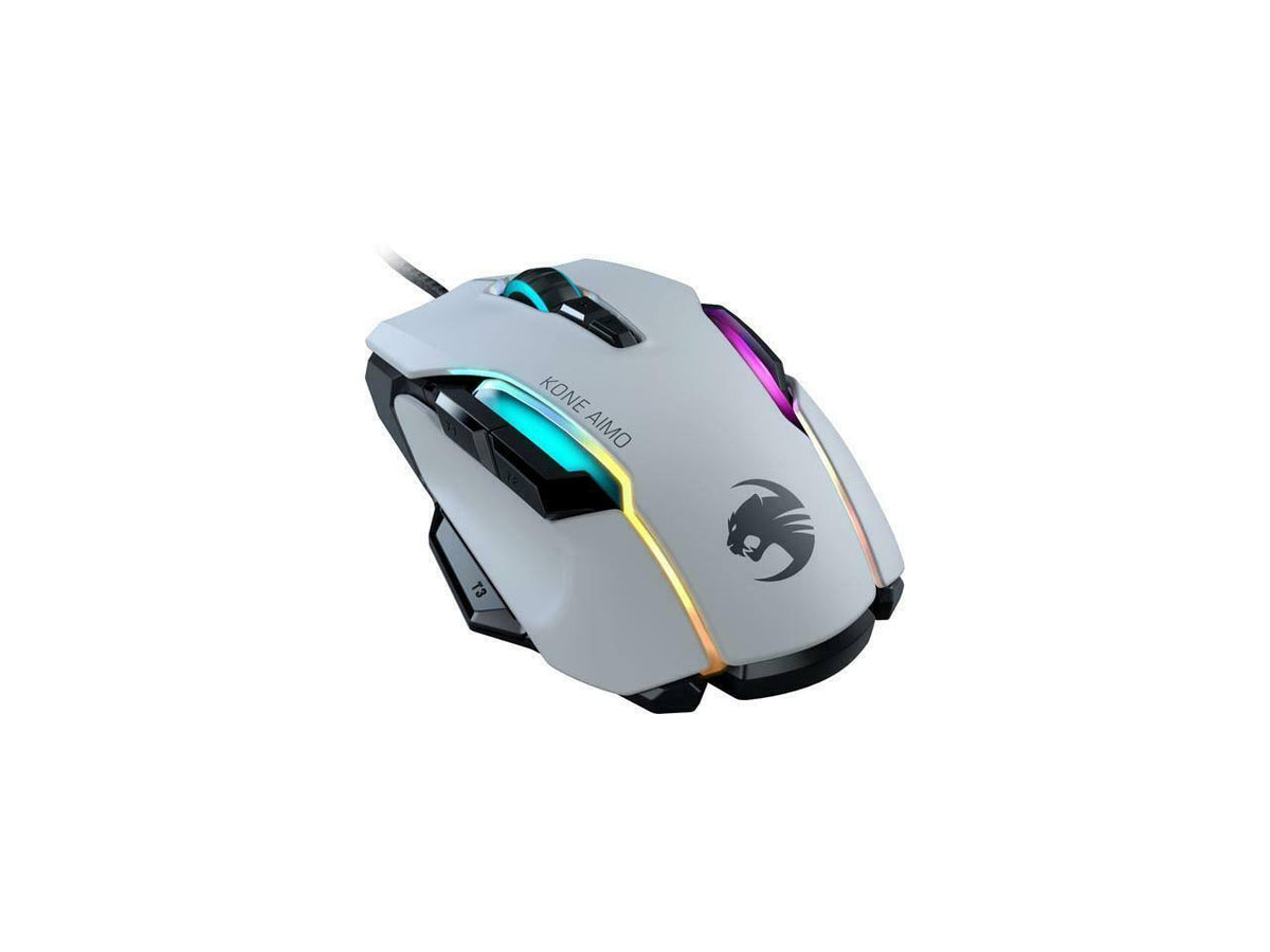 White Optical Wired USB Mouse Z8657