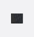 Black Grained Calfskin Bifold Wallet O199