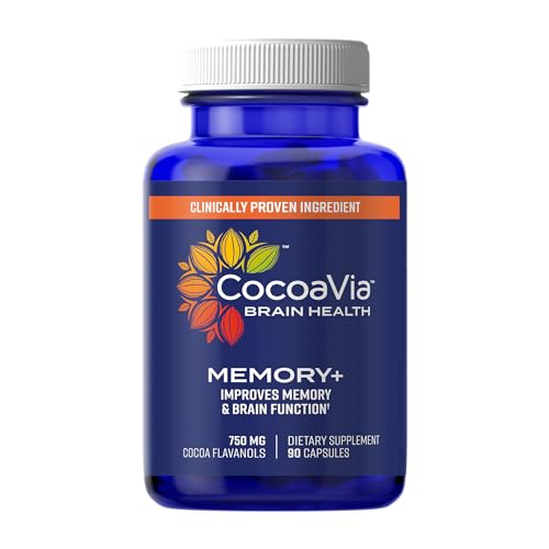 Sugar Free Vegan 750 mg Cocoa Flavanols Capsules I1670