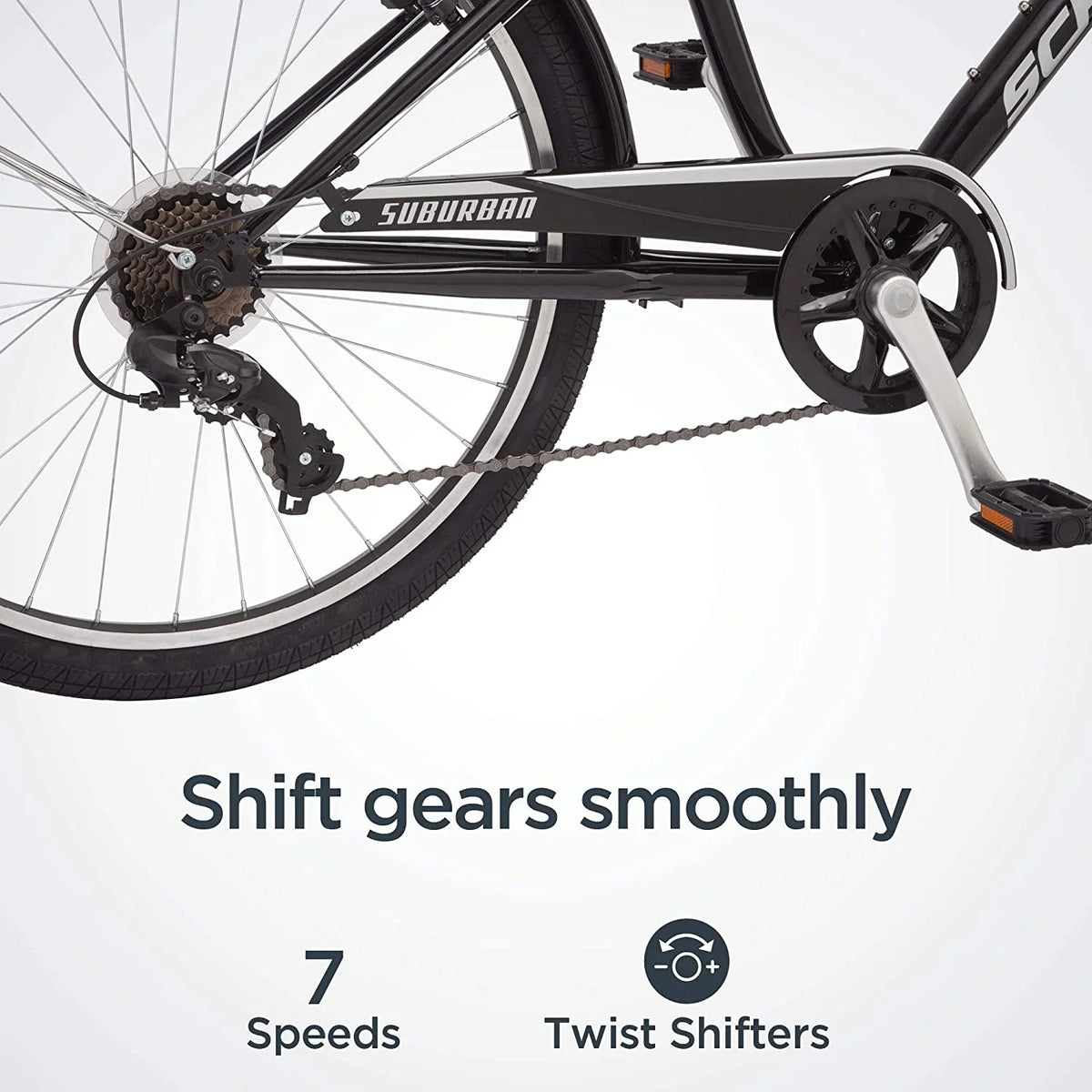 Black 26 in Comfort Bike T6990