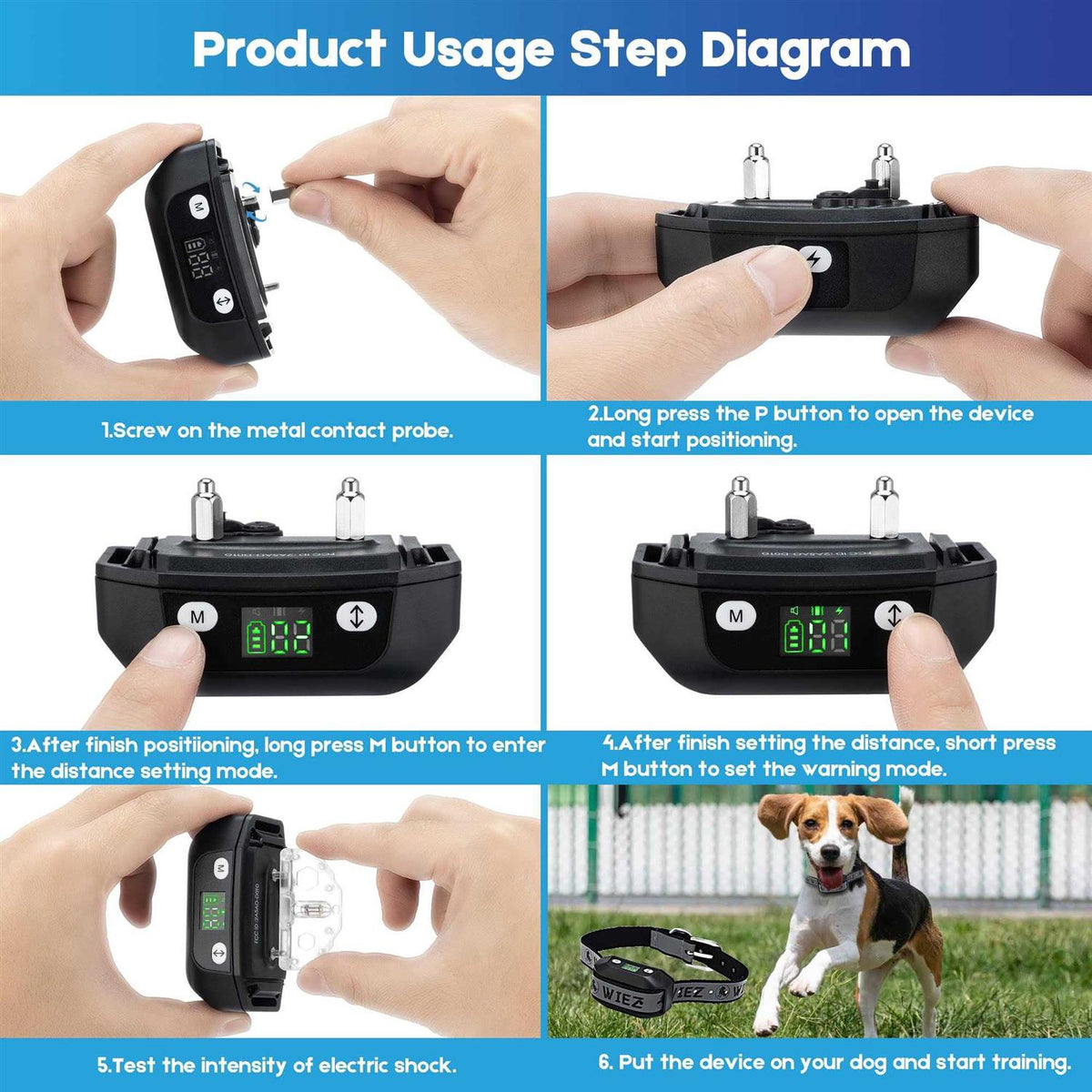 Wireless Dog Fence Electric Dog Collar R99442
