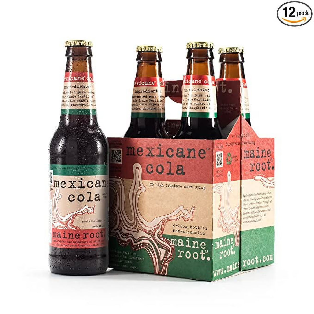 Mexicane Cola Soda, 12 fl oz (12 Glass Bottles) H85614
