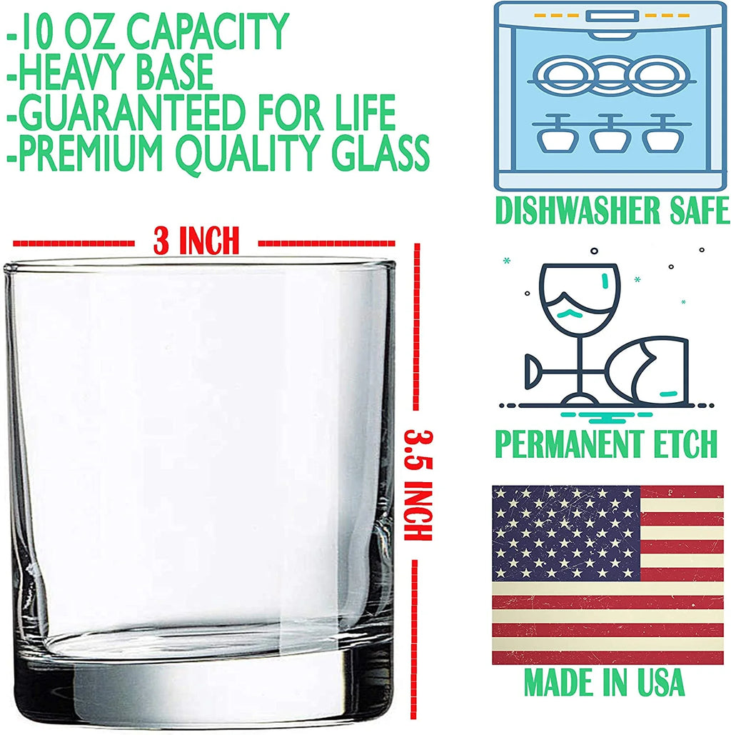 10 Oz Whiskey Glass Set Of 2 X6714