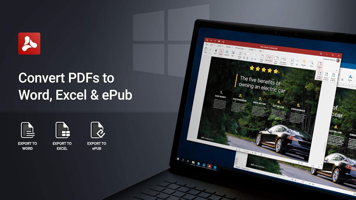 Professional PDF Editor - 1 PC/1 User /1 Year License Pack of 2 G13703