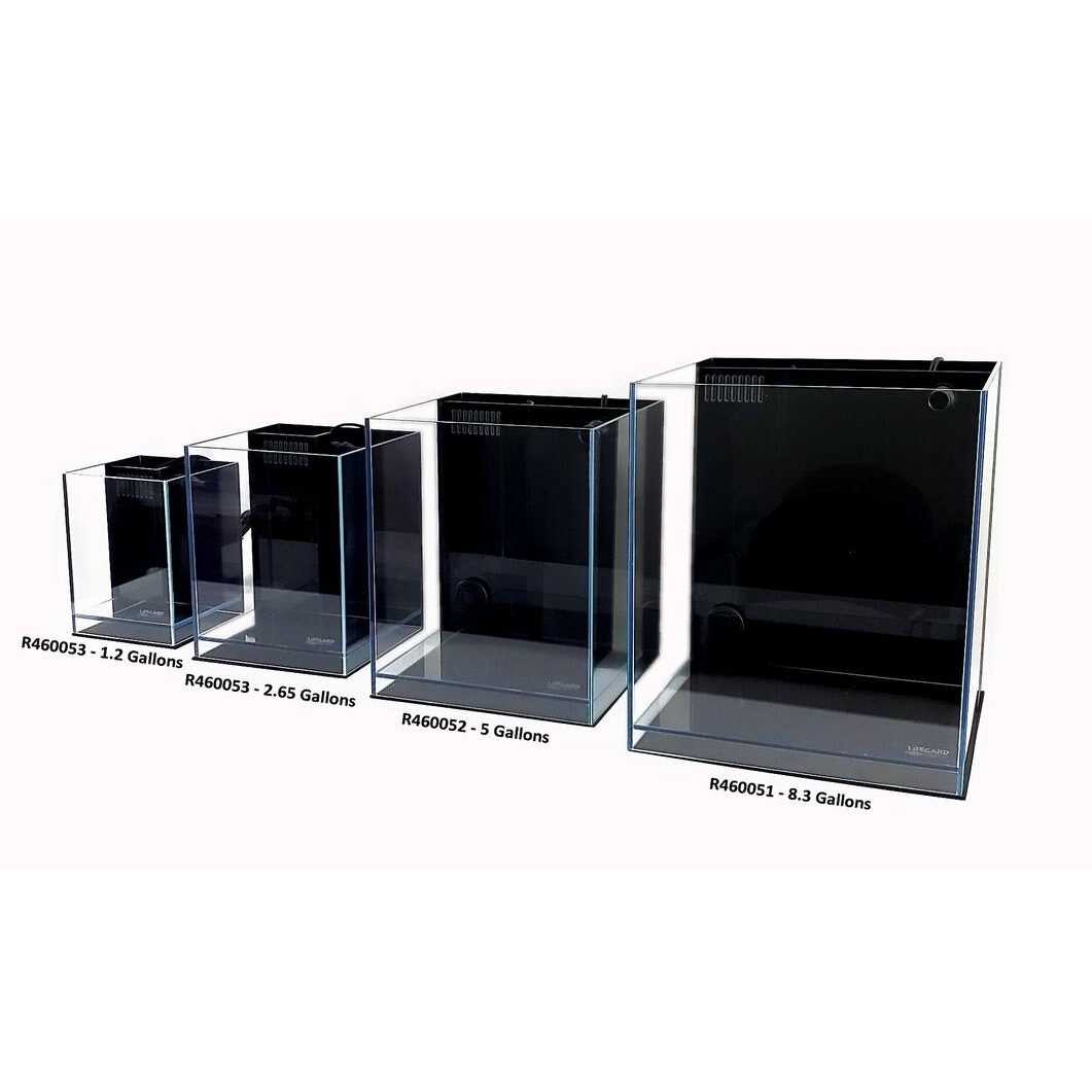Ultra Low Iron Glass Aquarium with Filter F617588