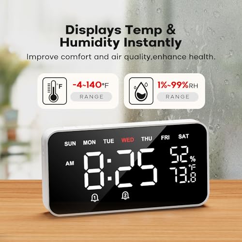 Smart Alarm Clock with LED Dot Matrix Display P68983
