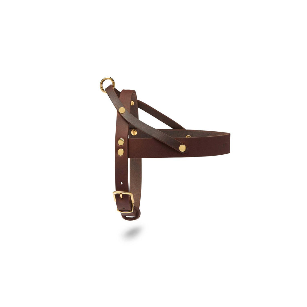 Leather Dog Harness Q318