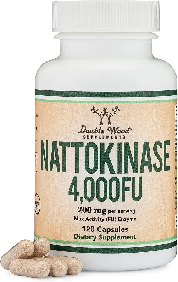 Nattokinase Supplement 4,000 FU 120 Capsules Y479
