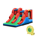 Inflatable Double Slide Bounce House with Blower G82393