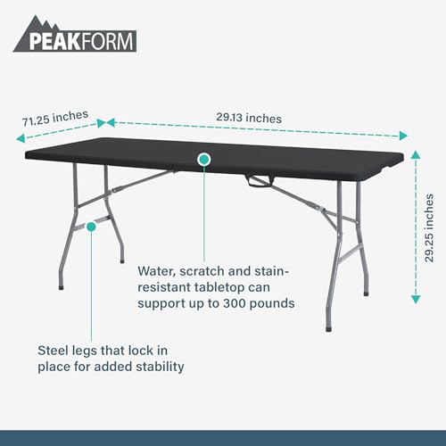 8 Foot Folding Plastic Banquet Table Z6847
