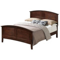 Cappuccino Full Size Panel Bed Q262