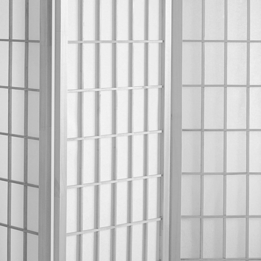 White 8 Panel Shoji Screen J46282