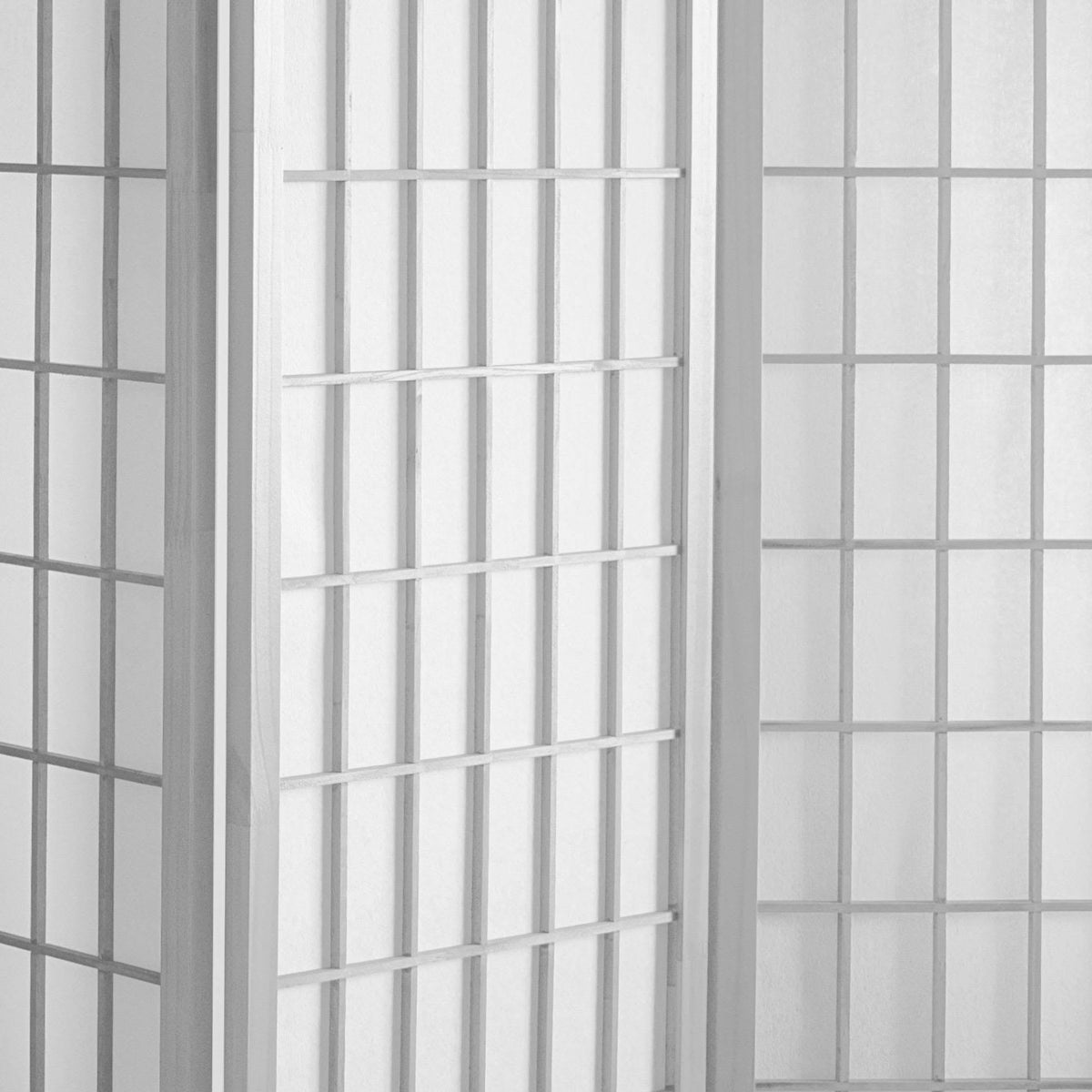 White 8 Panel Shoji Screen J46282