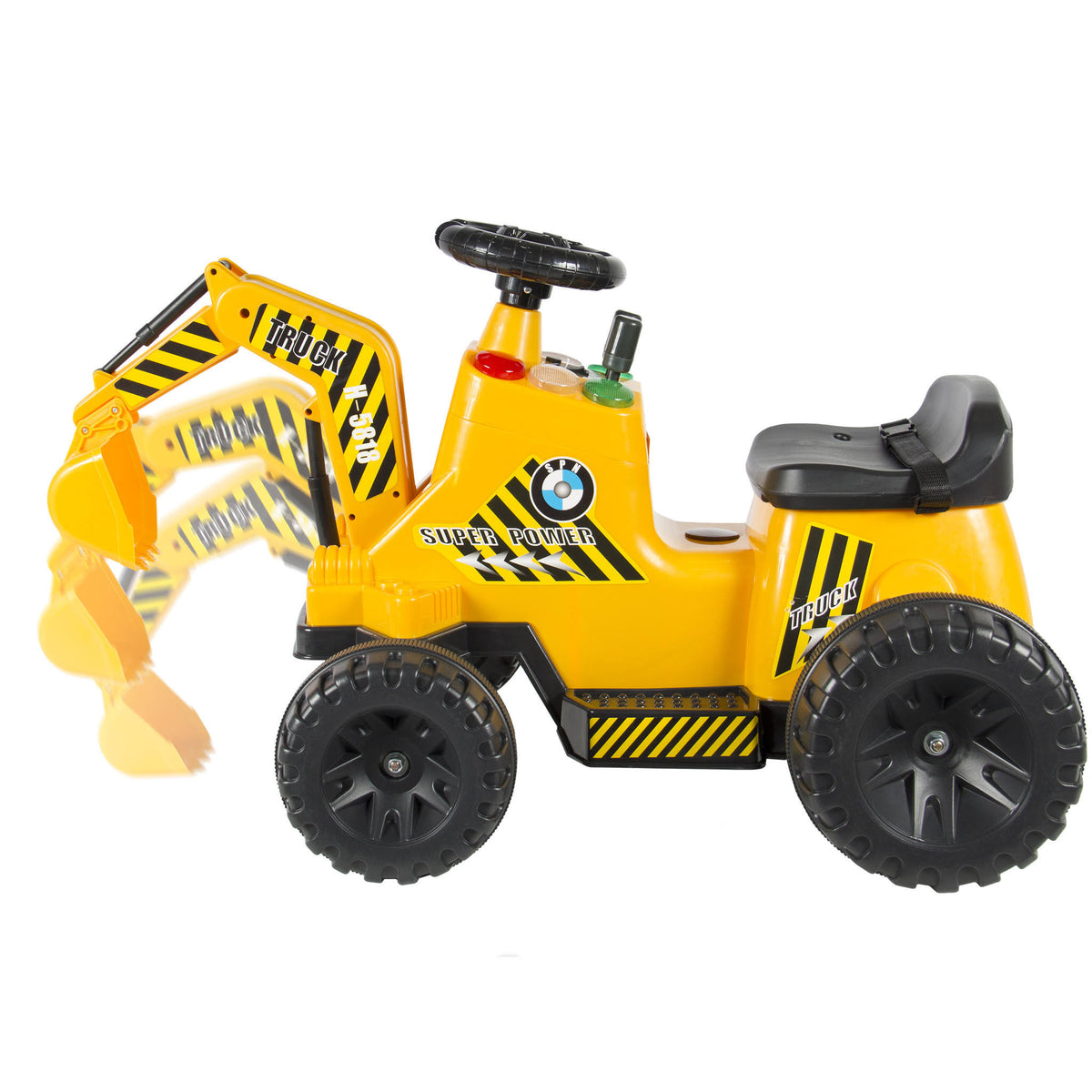 Ride on Digger Excavator Scooter Cart Truck Z751