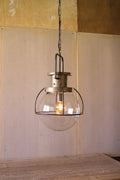 Glass Globe Pendant Light E621756