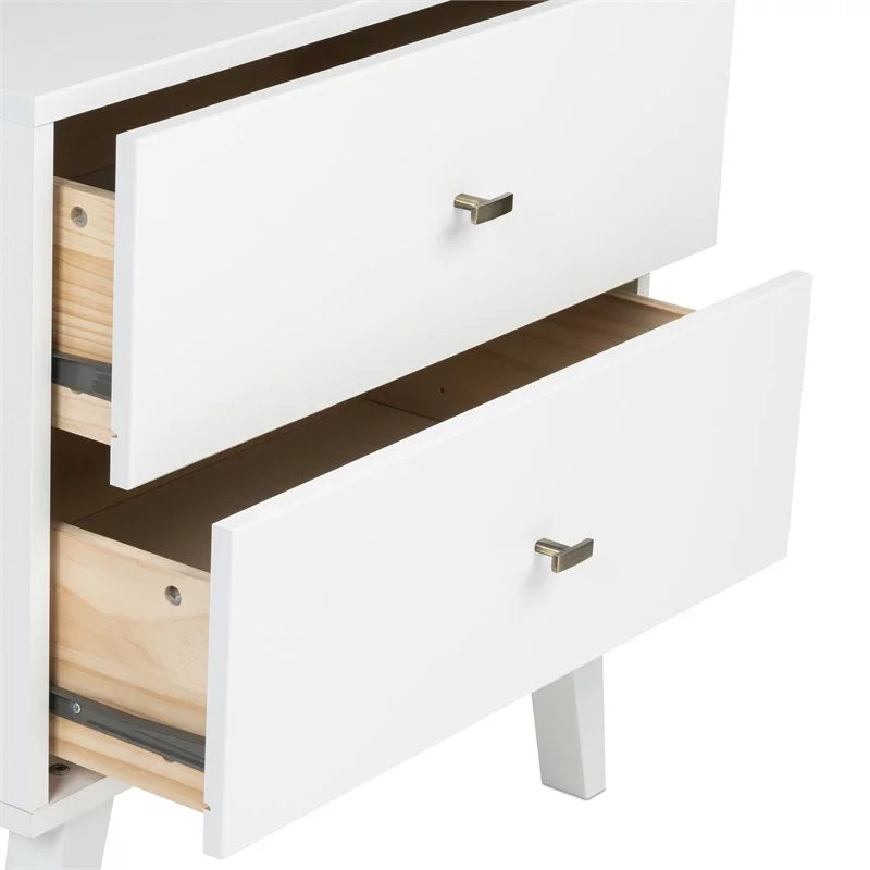 White 2 Nightstands and 7-Drawer Dresser 3-Piece Set G640520