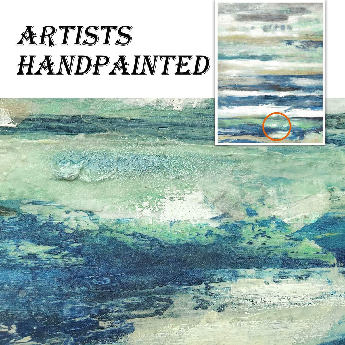 Modern Abstract Hand Painted Canvas Wall Art H88507
