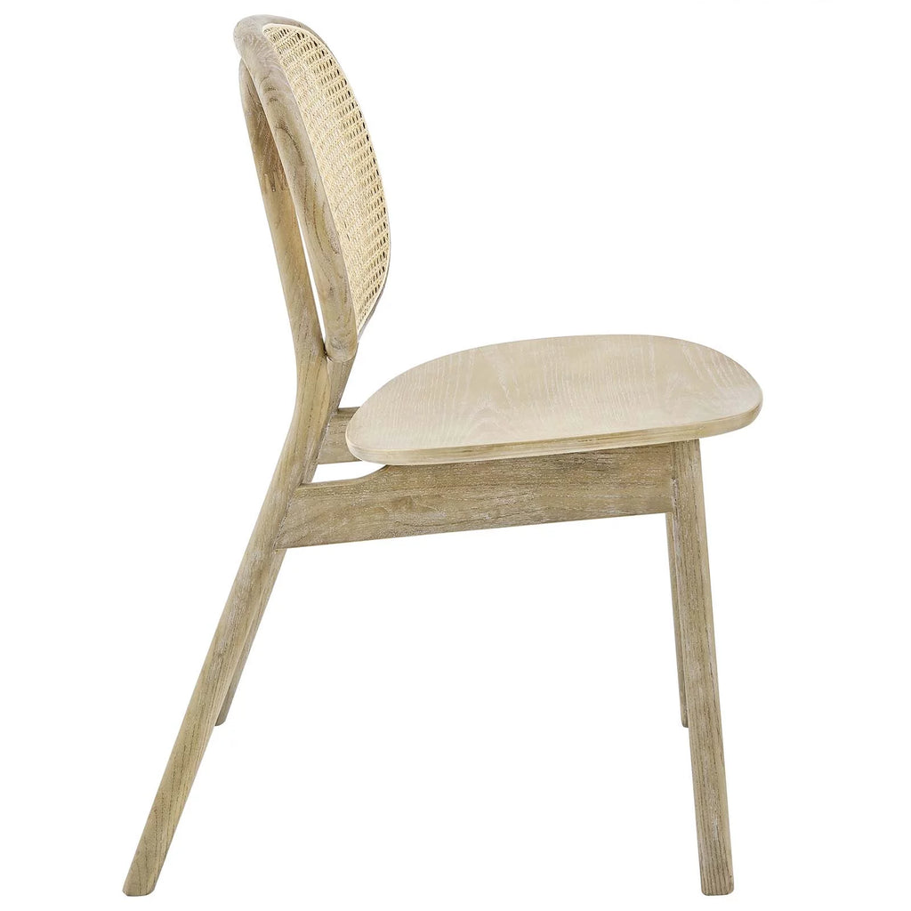 Wood Dining Side Chair Set of 2 in Gray K6356