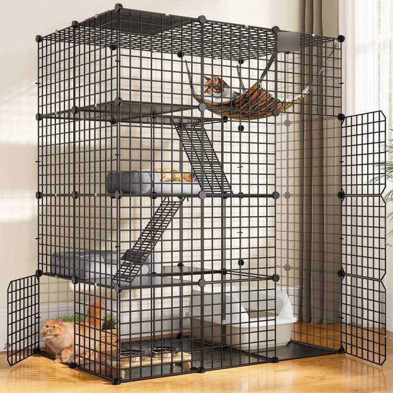 4 Tier Cat Hammock Cat Enclosure J77798