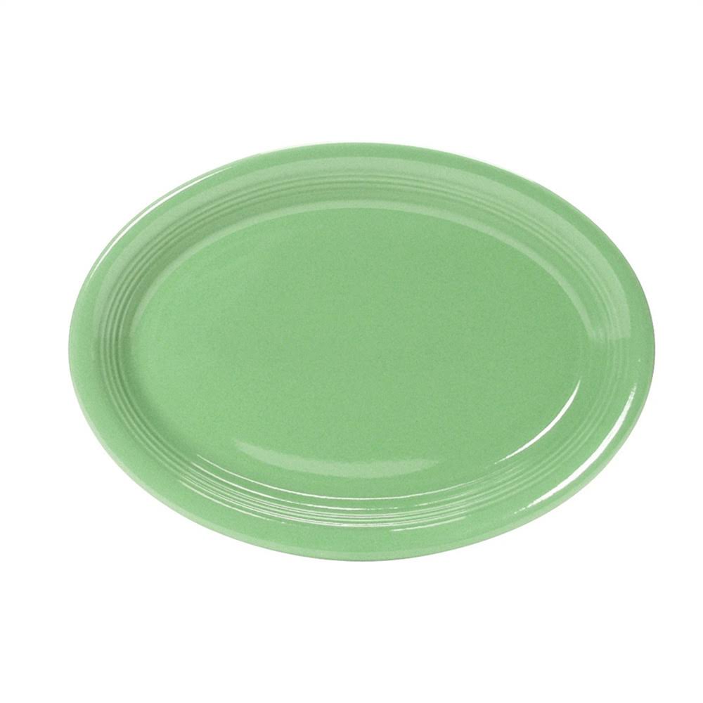 Oval Platter Coupe Cilantro, Case of 6 B9297