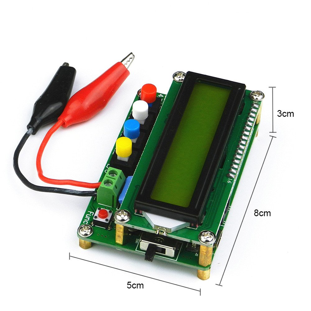 High Precision L/C Meter Digital Capacitor Tester with USB Data Cable Pack of 2 N725
