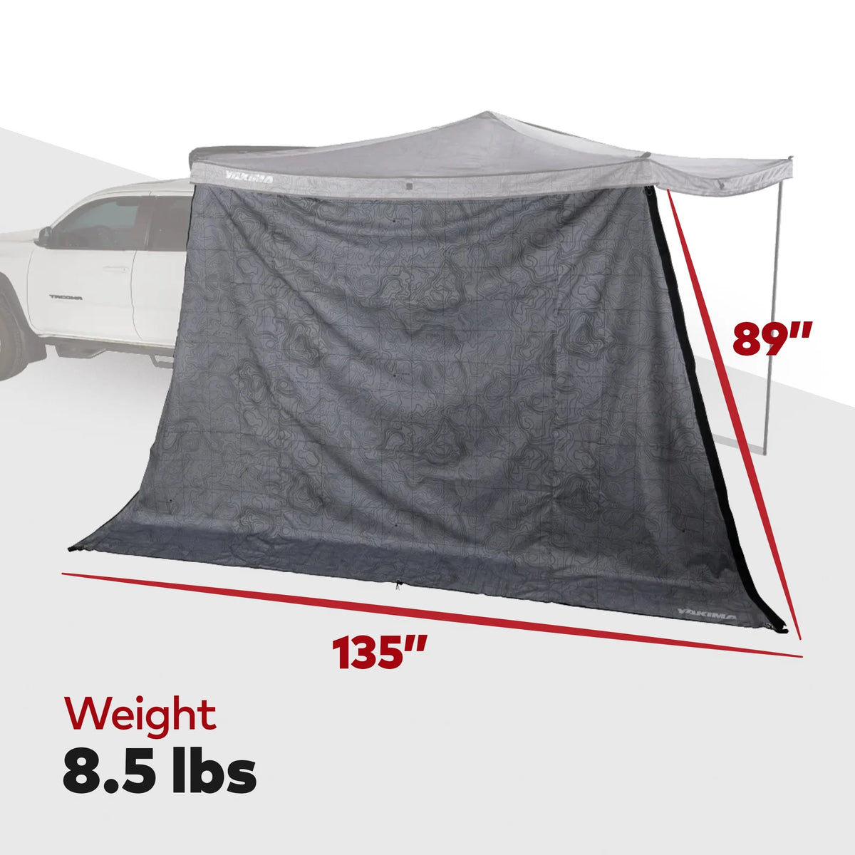 Gray Awning with Carrying Bag T93687