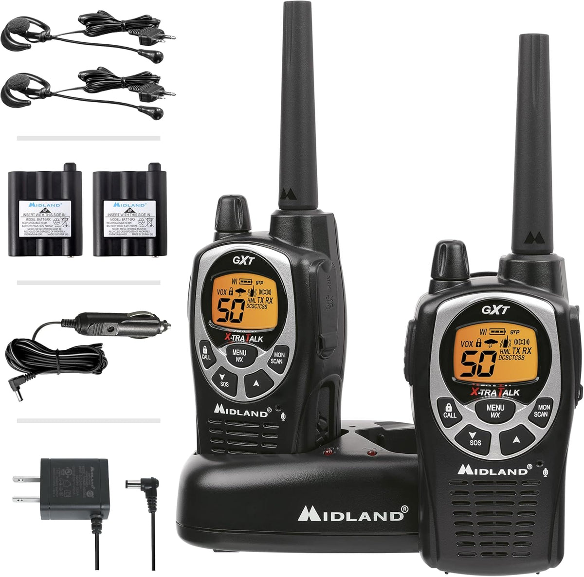 50 Channel GMRS Two-Way Radio, Mossy Oak Camo, 2-Pack A64064