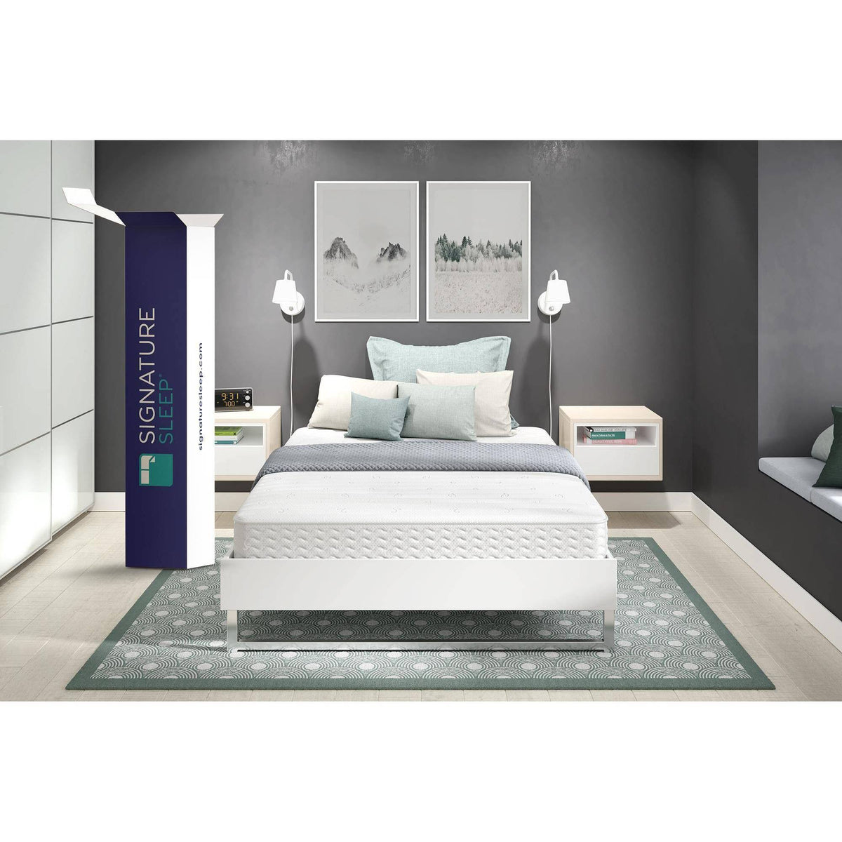 Twin Reversible Independently Encased Coil Mattress X956