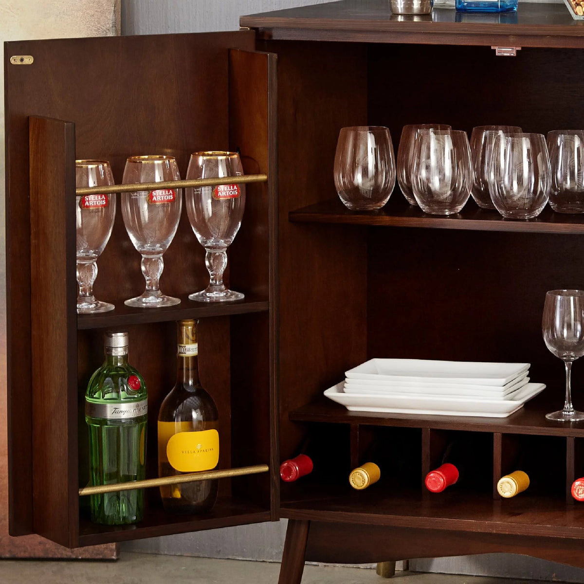 Walnut Bar Cabinet C4846