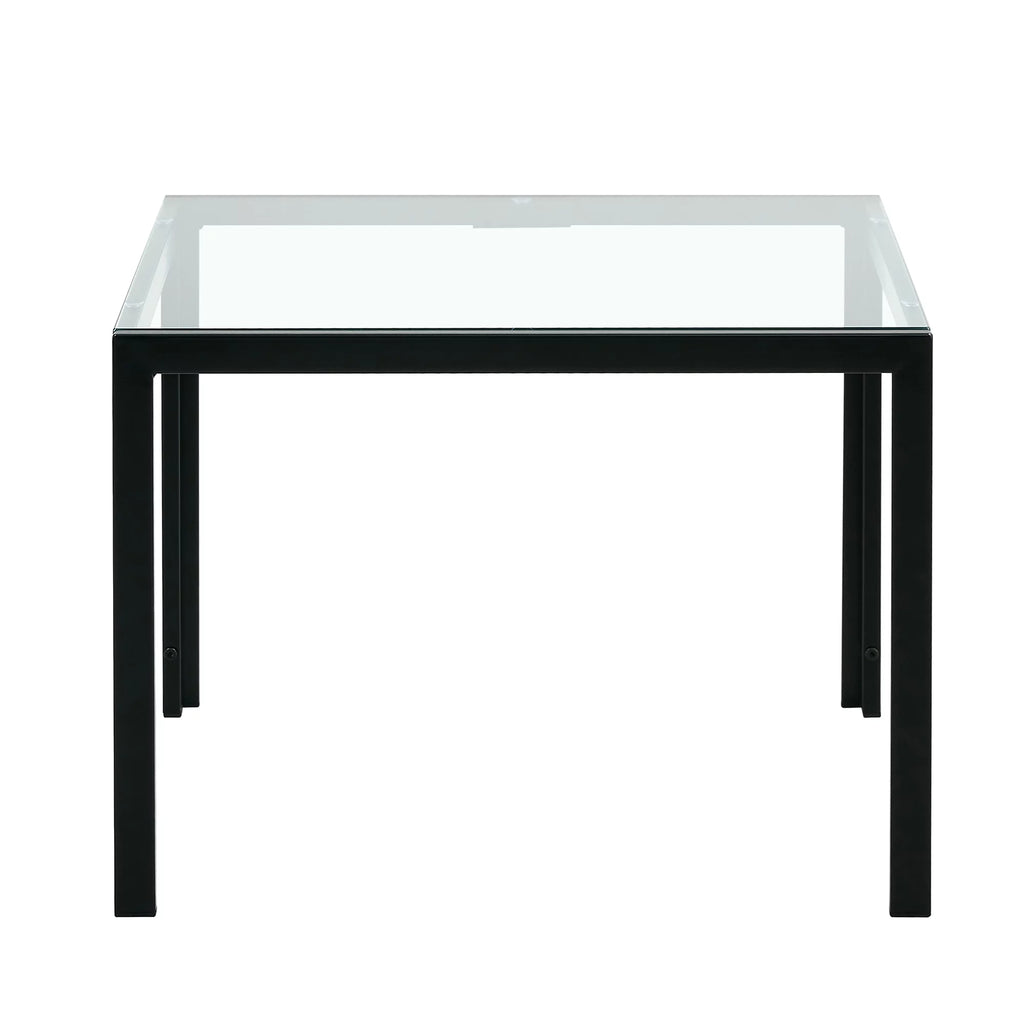 Coffee Table Set of 2 Tempered Glass S354