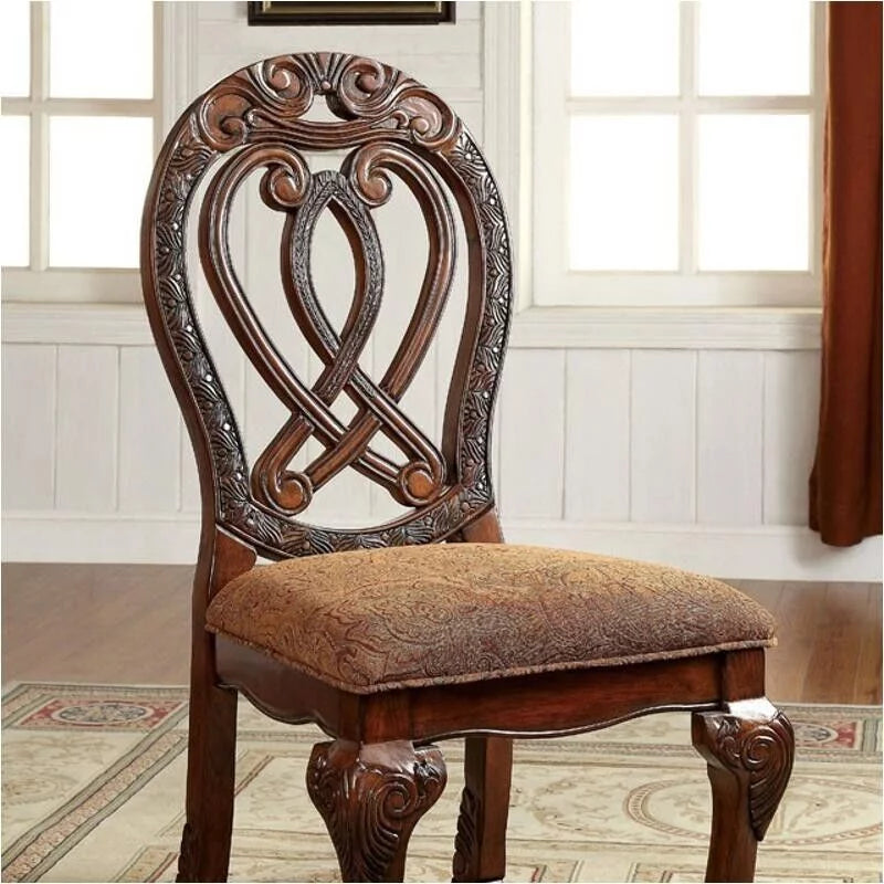 Cherry Solid Wood 7 Pc Dining Set Q231229