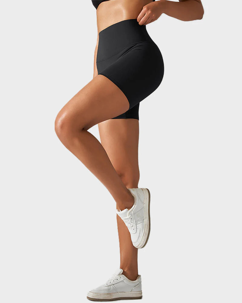 High-Waist Mesh Boyshorts H233269