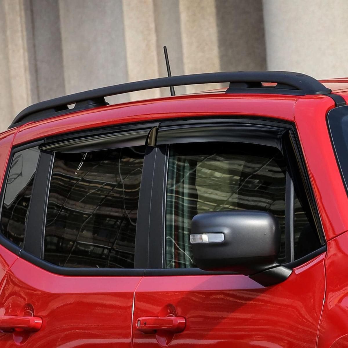 4 Pieces Rain Guards for Jeep Renegade J590355