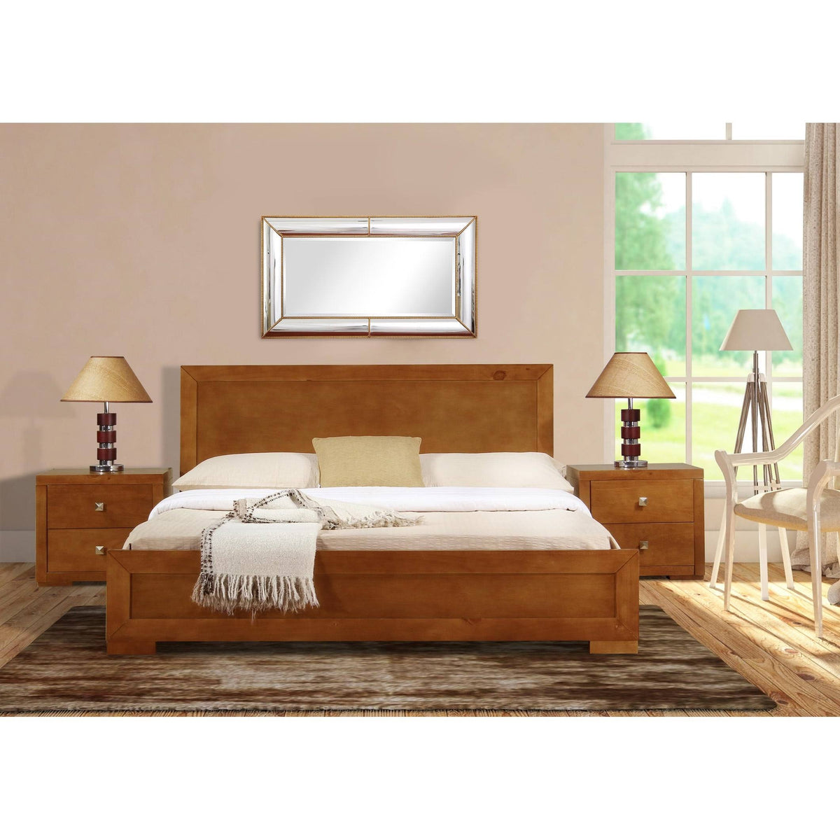 Queen Platform Bed A638280