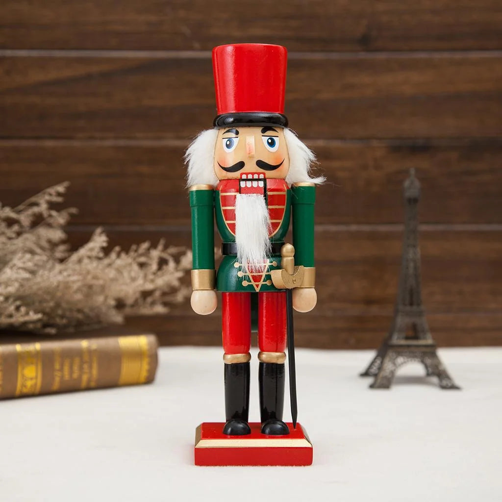 25cm Wooden Nutcracker Christmas Ornaments I626811