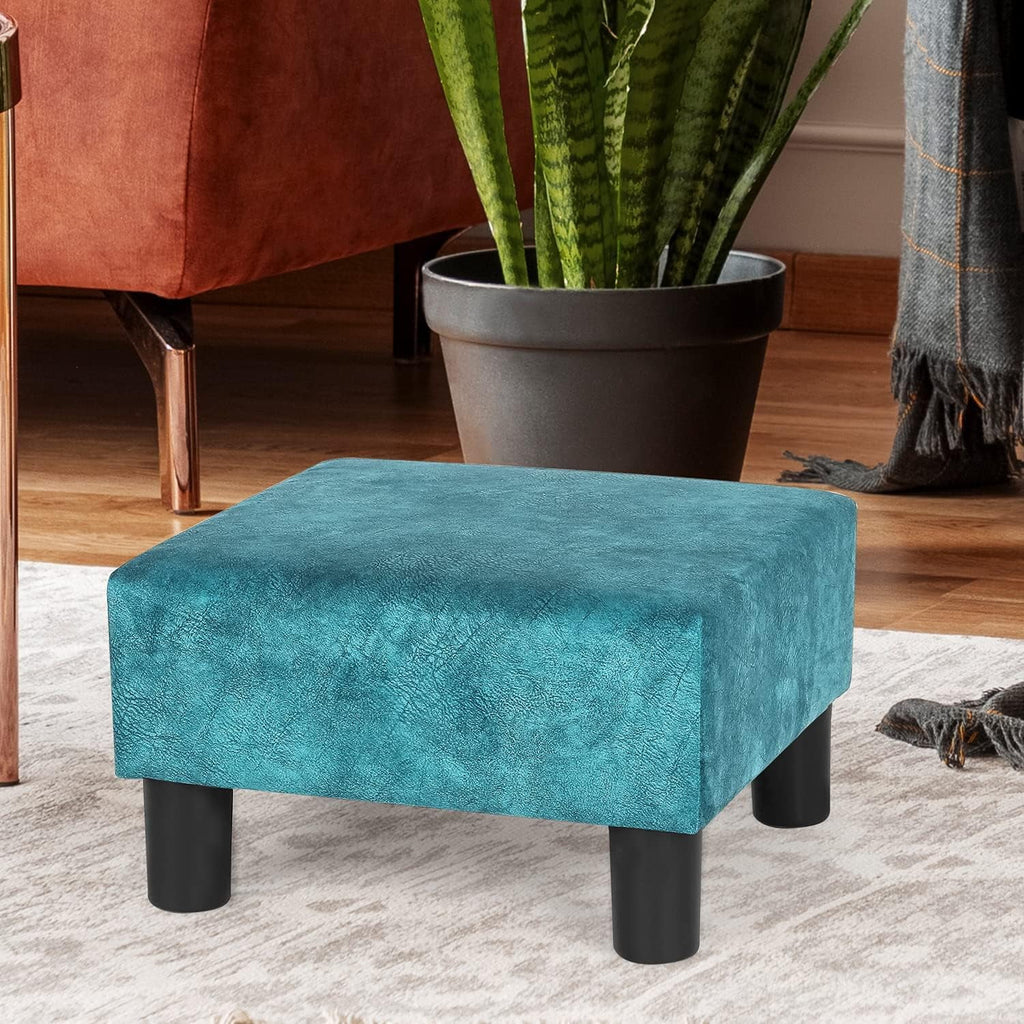 Blue Square Ottoman Footstool R789387