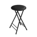 Black 24-inch Folding Stool Z865192