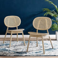 Wood Dining Side Chair Set of 2 in Gray K6356