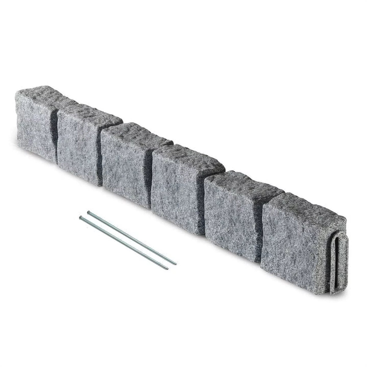 6-Block Section of Edging with 2 Securing Spikes C7732