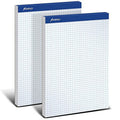 Quadrille Double Pad, 8 1/2 X 11 3/4, White, 2 Pack J57854