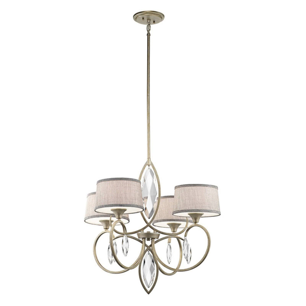 4 Light Chandelier Olde Bronze U402026