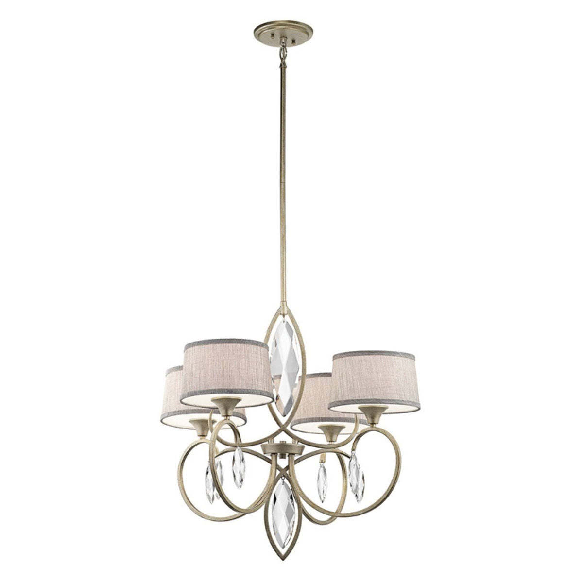 4 Light Chandelier Olde Bronze U402026