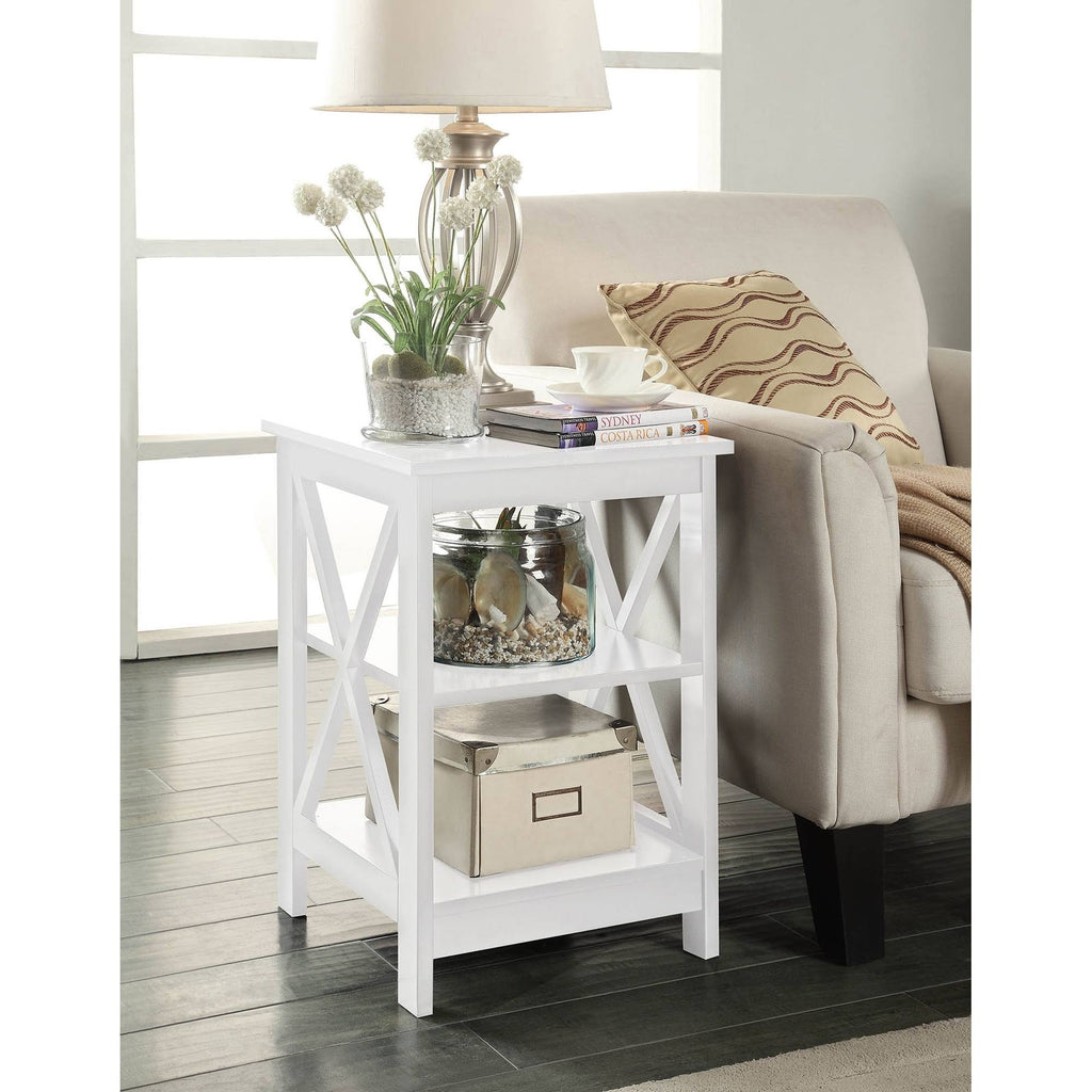 Cobalt Blue X-Base End Table C8747