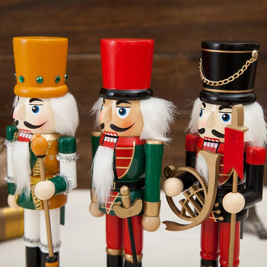 25cm Wooden Nutcracker Christmas Ornaments I626811