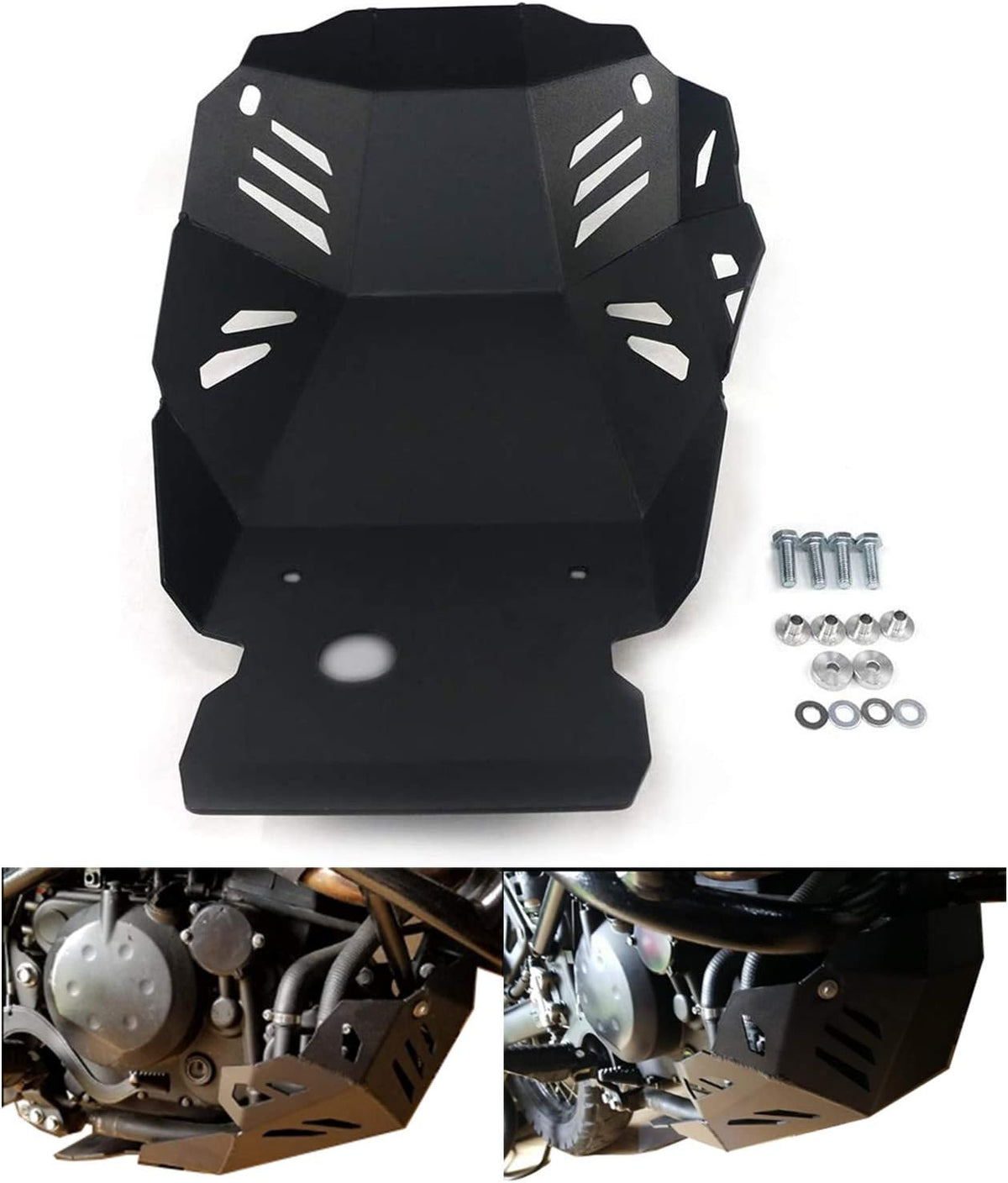 4 MM Thick Skid Plate Engine Guard for Kawasaki KLR650 2008-2019 D356573