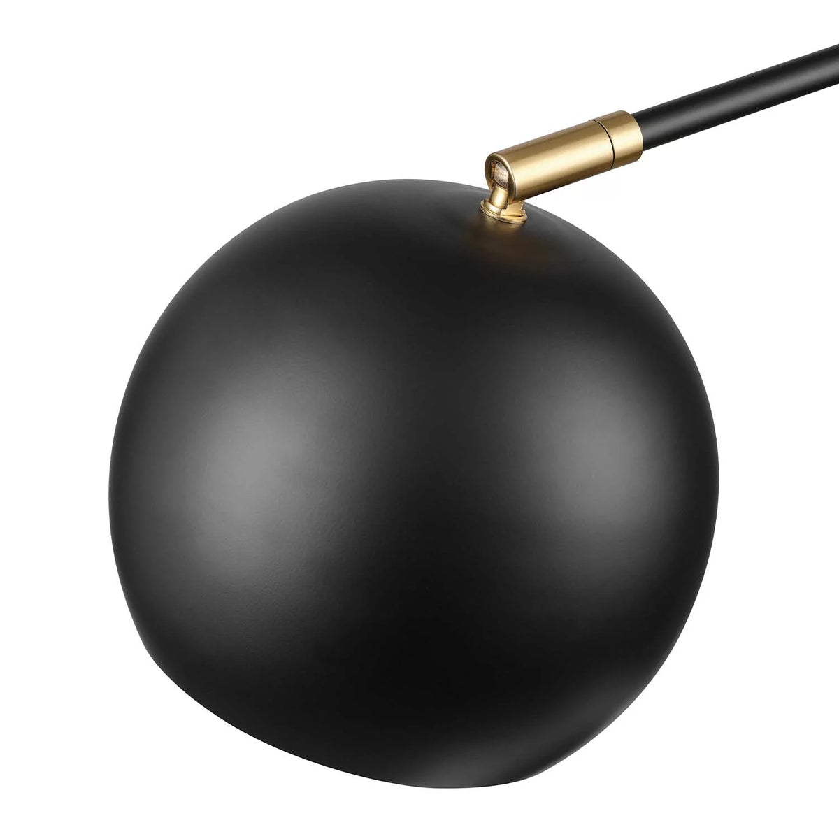 18" Matte Black Table Lamp Y607