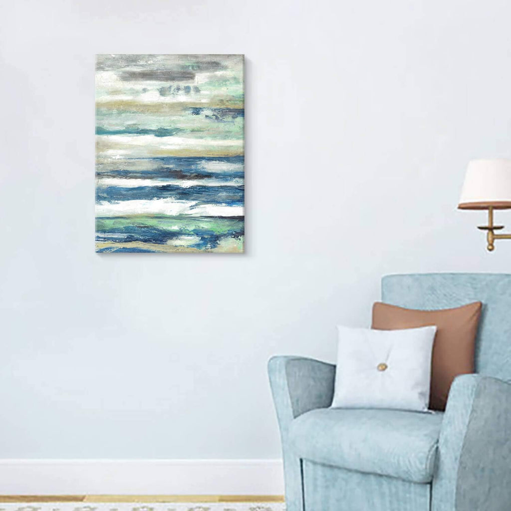 Modern Abstract Hand Painted Canvas Wall Art H88507
